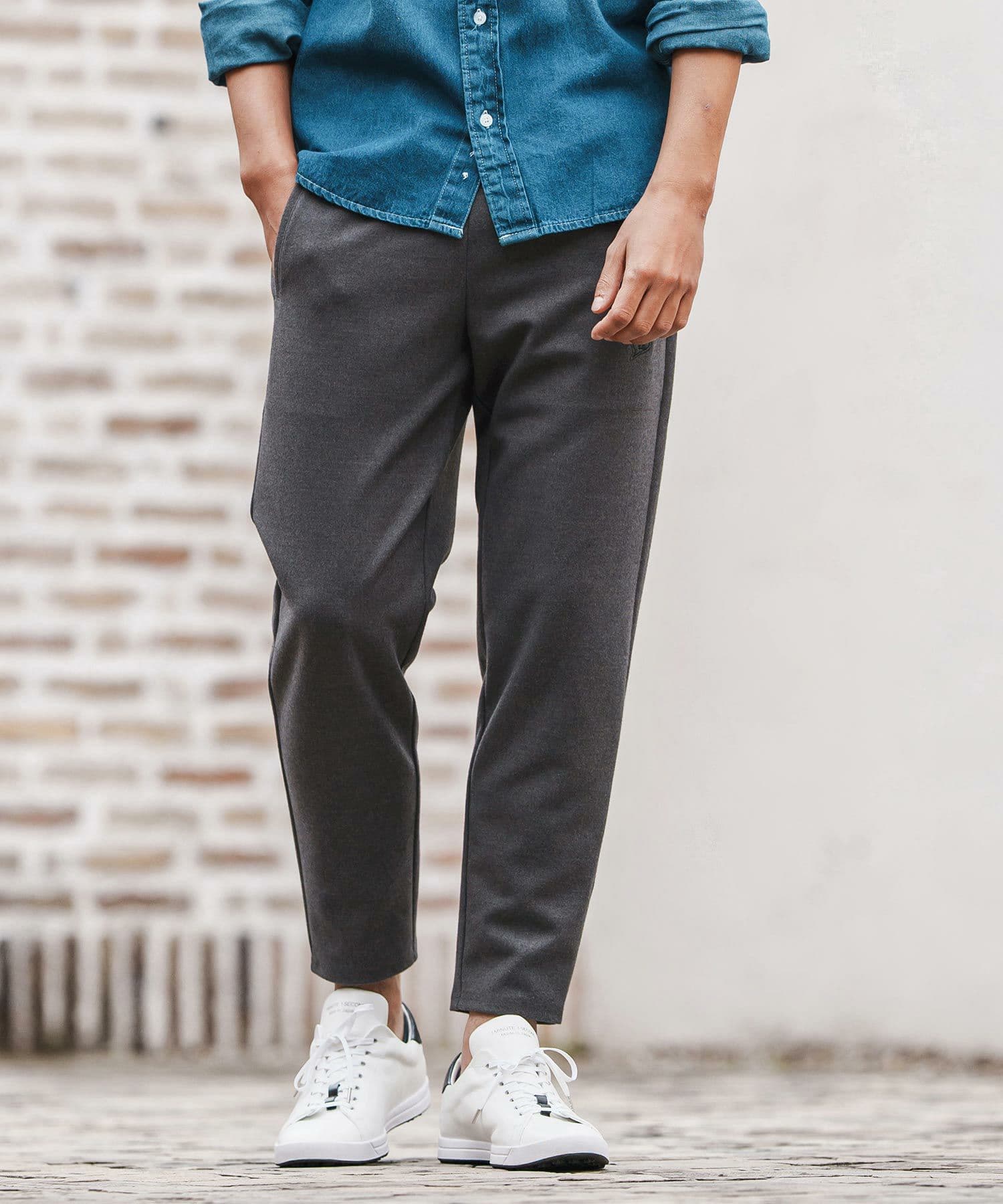 【Men's】テーパードスラックスパンツ