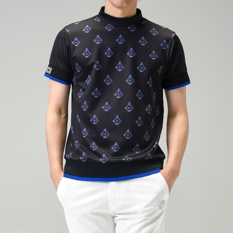 【Men's】半袖モックネック(2505)