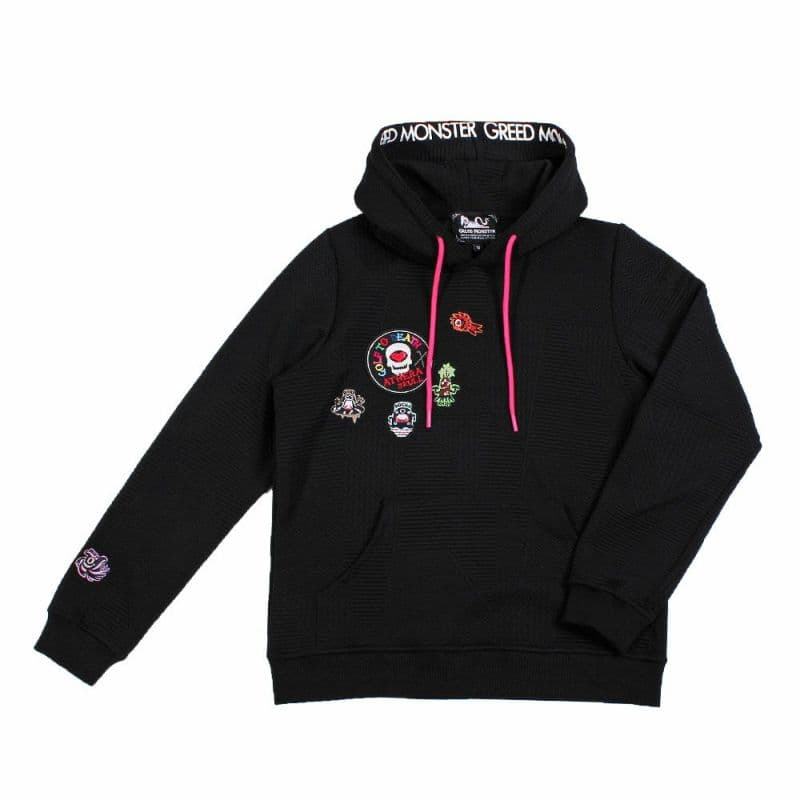 【Women's】ジャガード ロゴテーププルパーカー