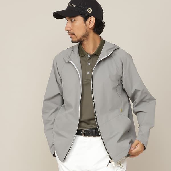 【Men's/伸縮性◎】AddElm ハーフZIPモック