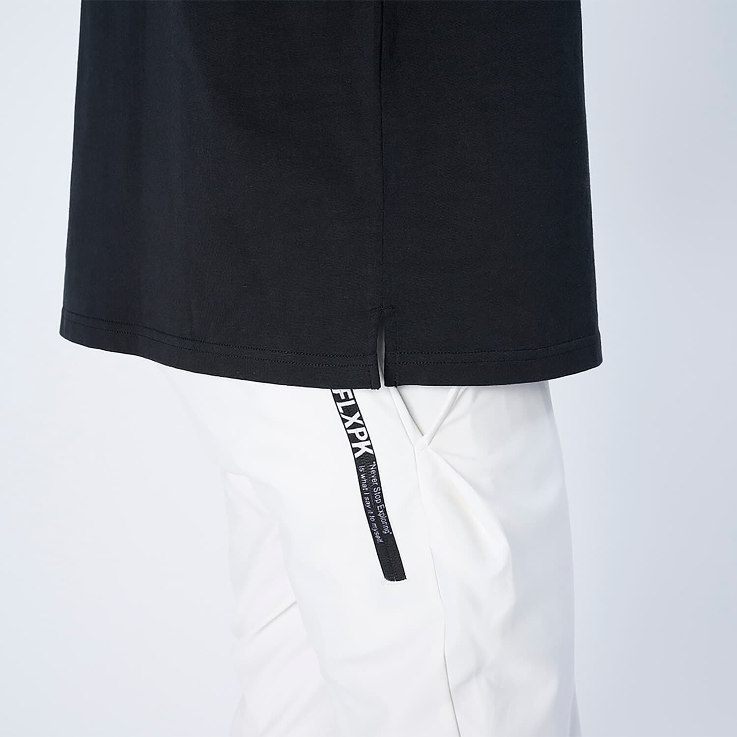 【Unisex】XSMLT-WV(Dry Silky Cotton®セミモックネック ロングスリーブTシャツ)