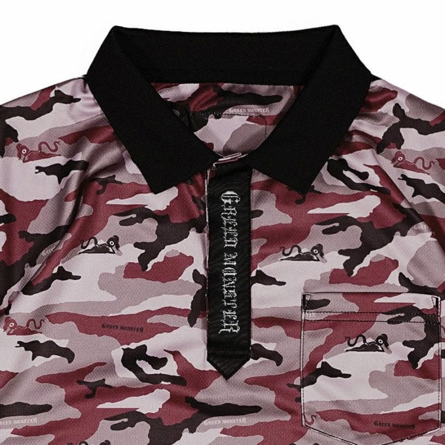 【Men's】アテラカモフラージュ メッシュポロ