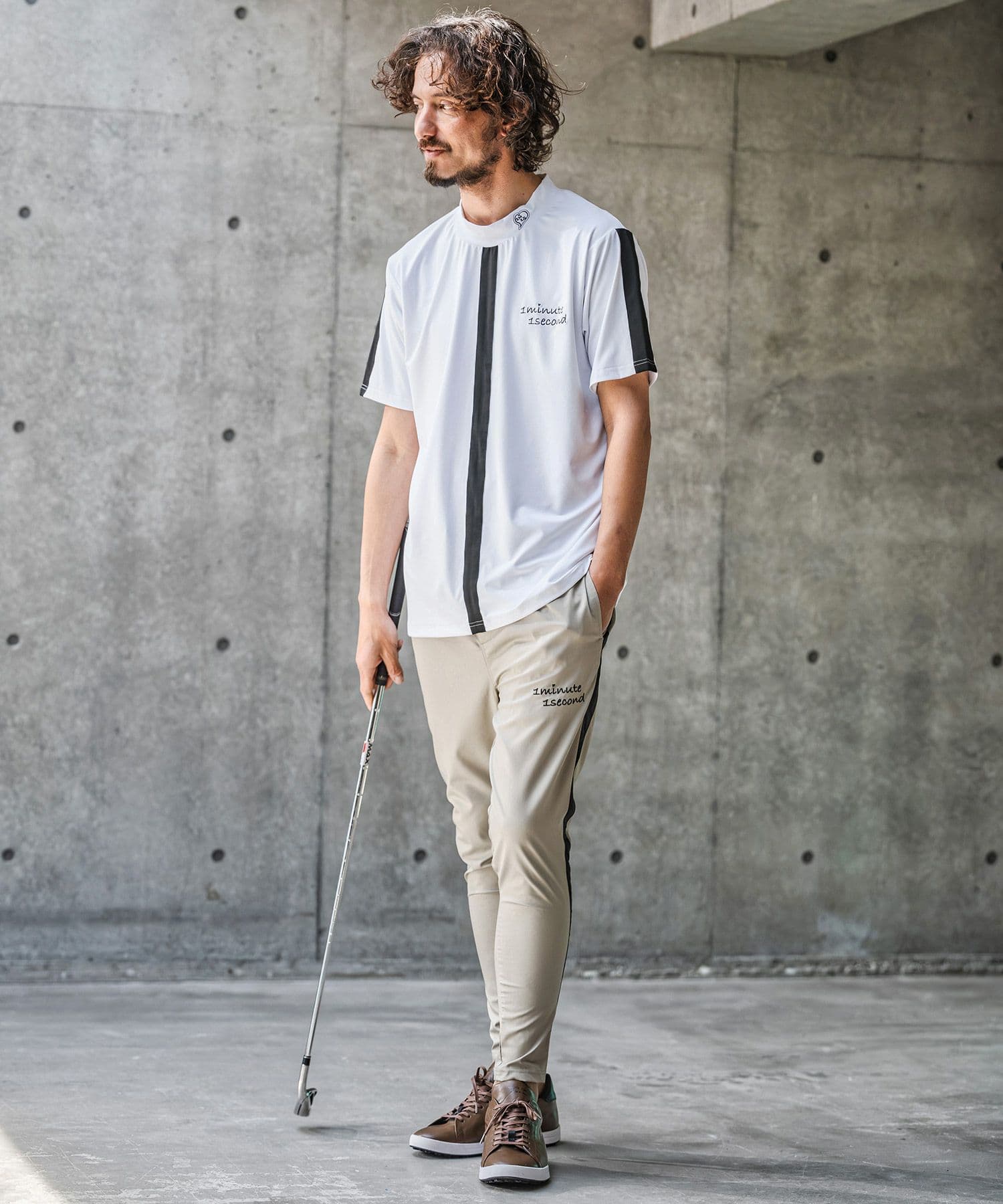 【Men's】モックネックカットソー