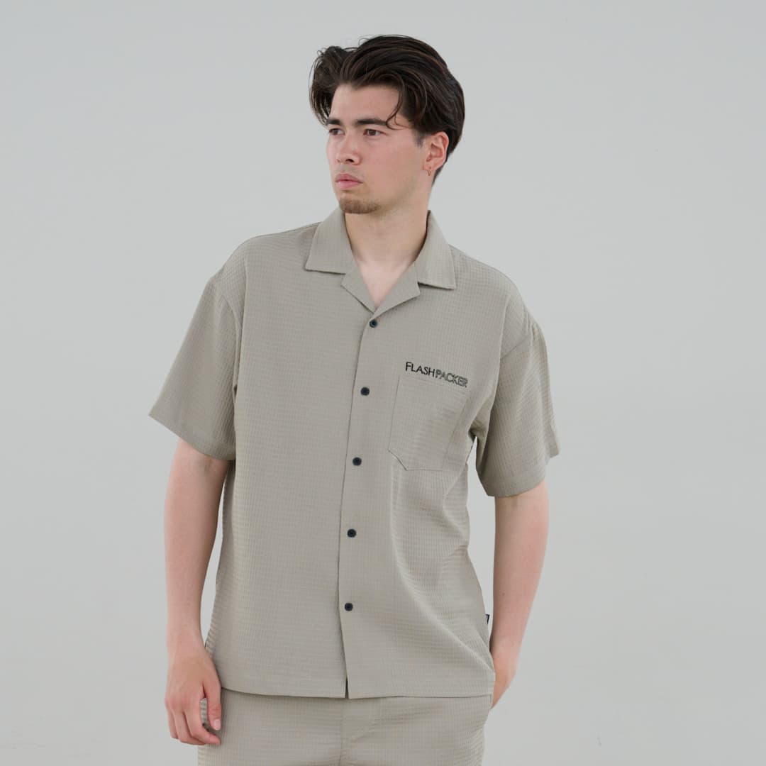 【Unisex】XW-SHIRTS(ワッフル・アロハシャツ)