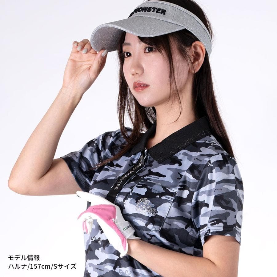 【Women's】アテラカモフラージュ メッシュポロ