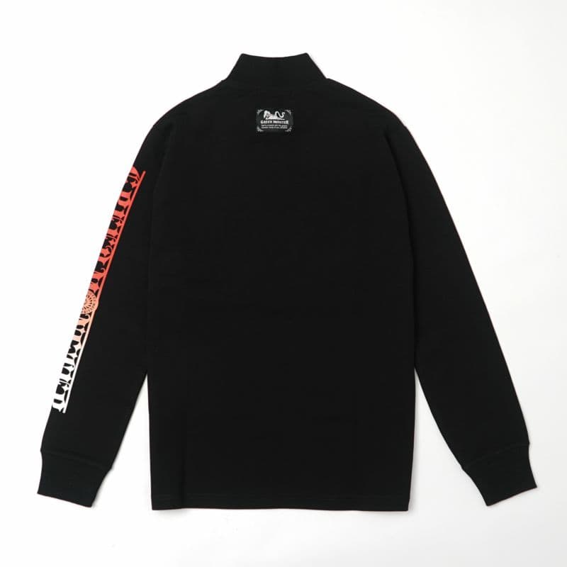 【Men's】グラデーションプリント モック長袖CU