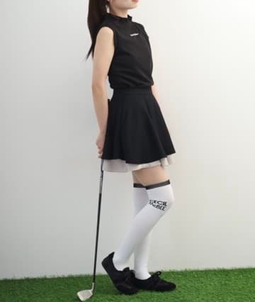 【Women's】Two-Tier Flare Skirt