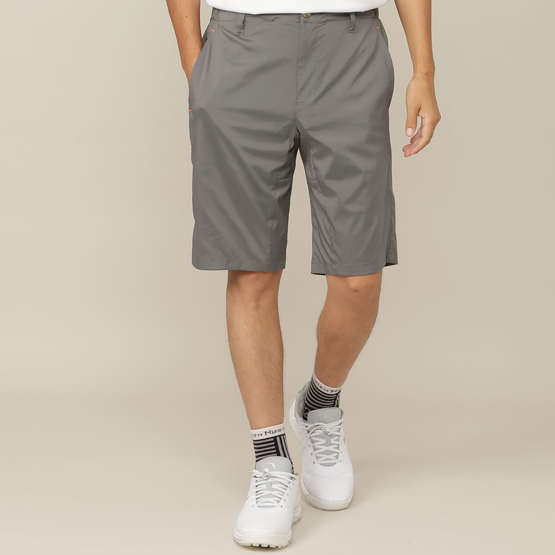 【Men's】【セットアップ対応】軽量ストレッチハーフパンツ