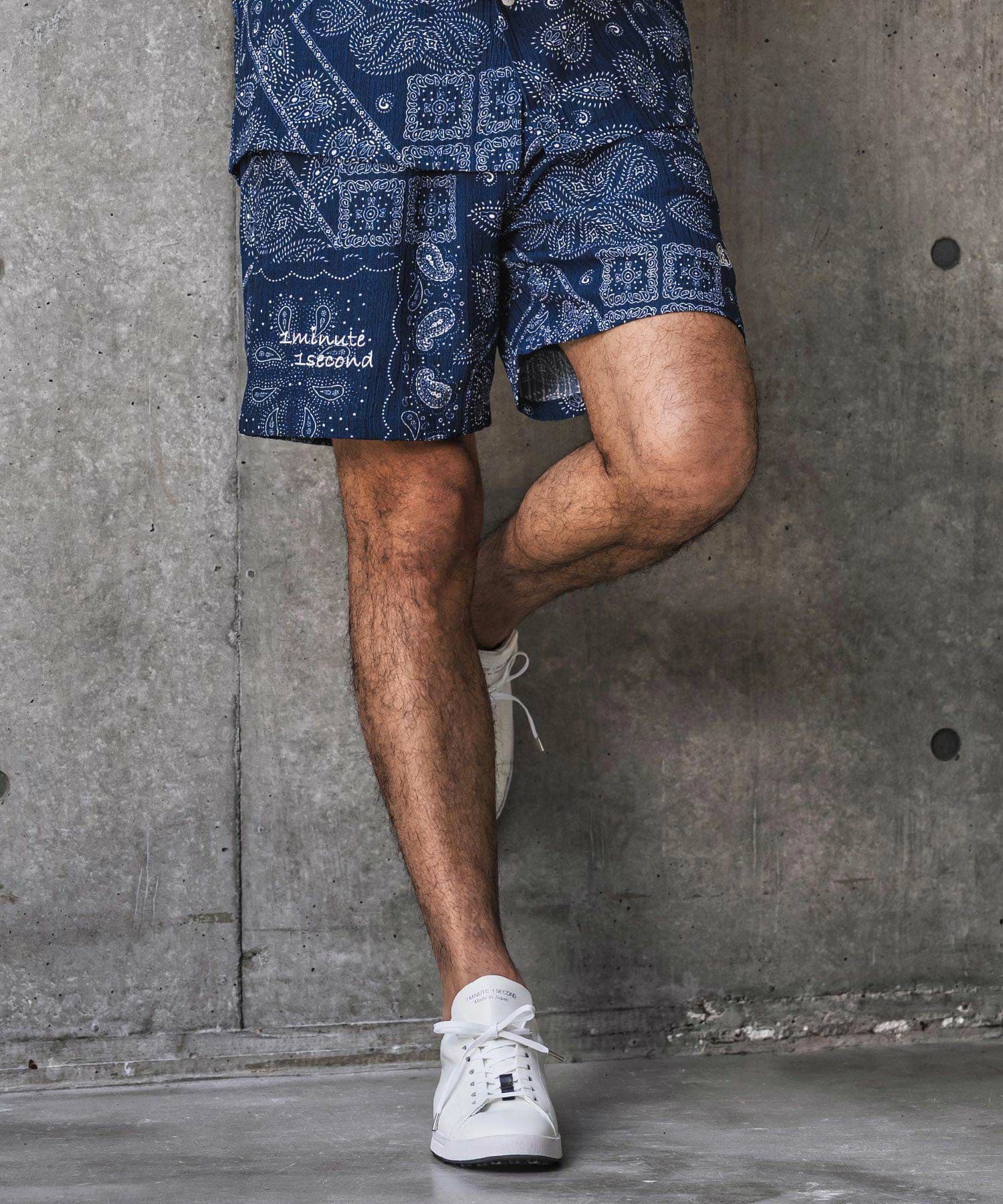 【Men's】バンダナ柄ショートパンツ