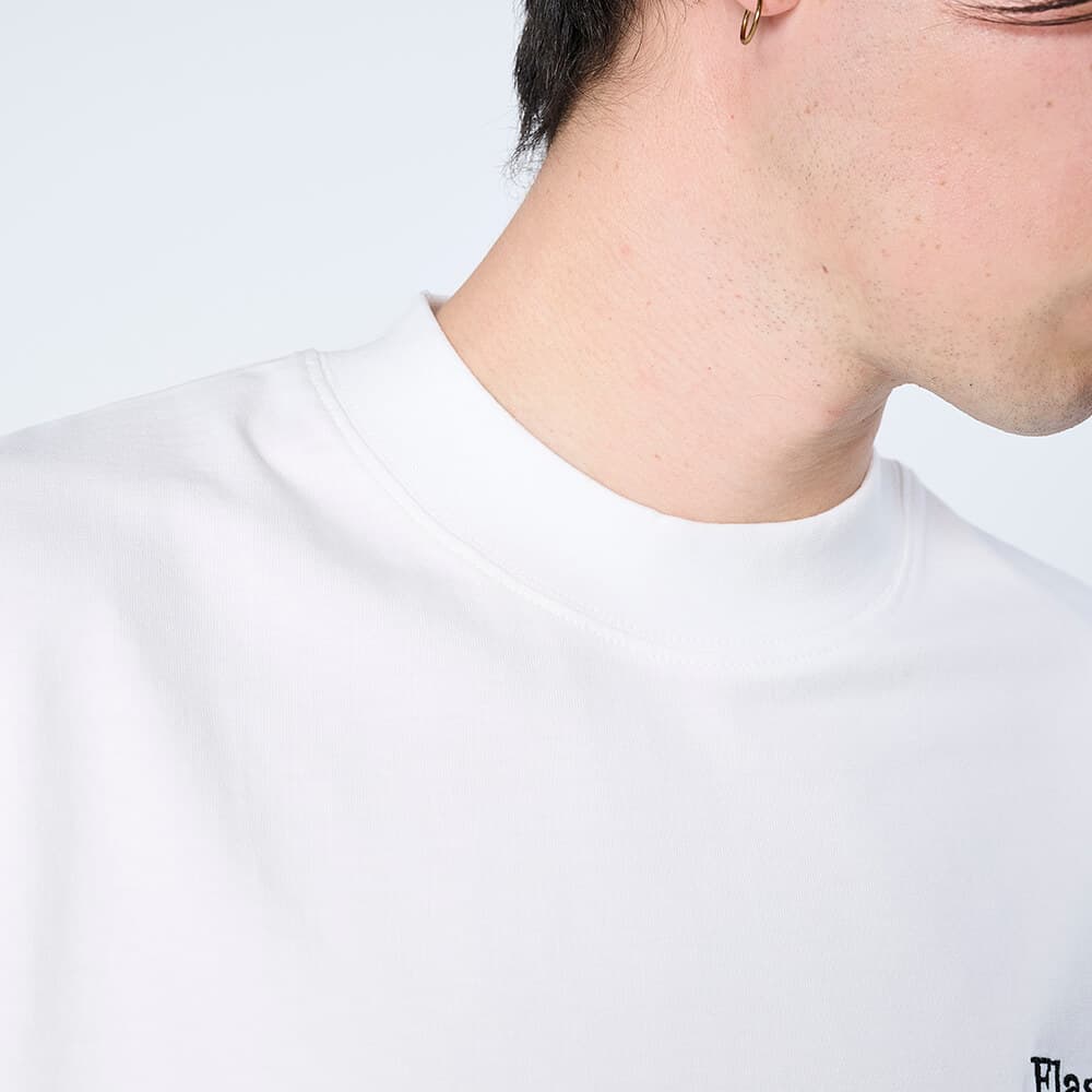 【Unisex】XSMLT-WV(Dry Silky Cotton®セミモックネック ロングスリーブTシャツ)