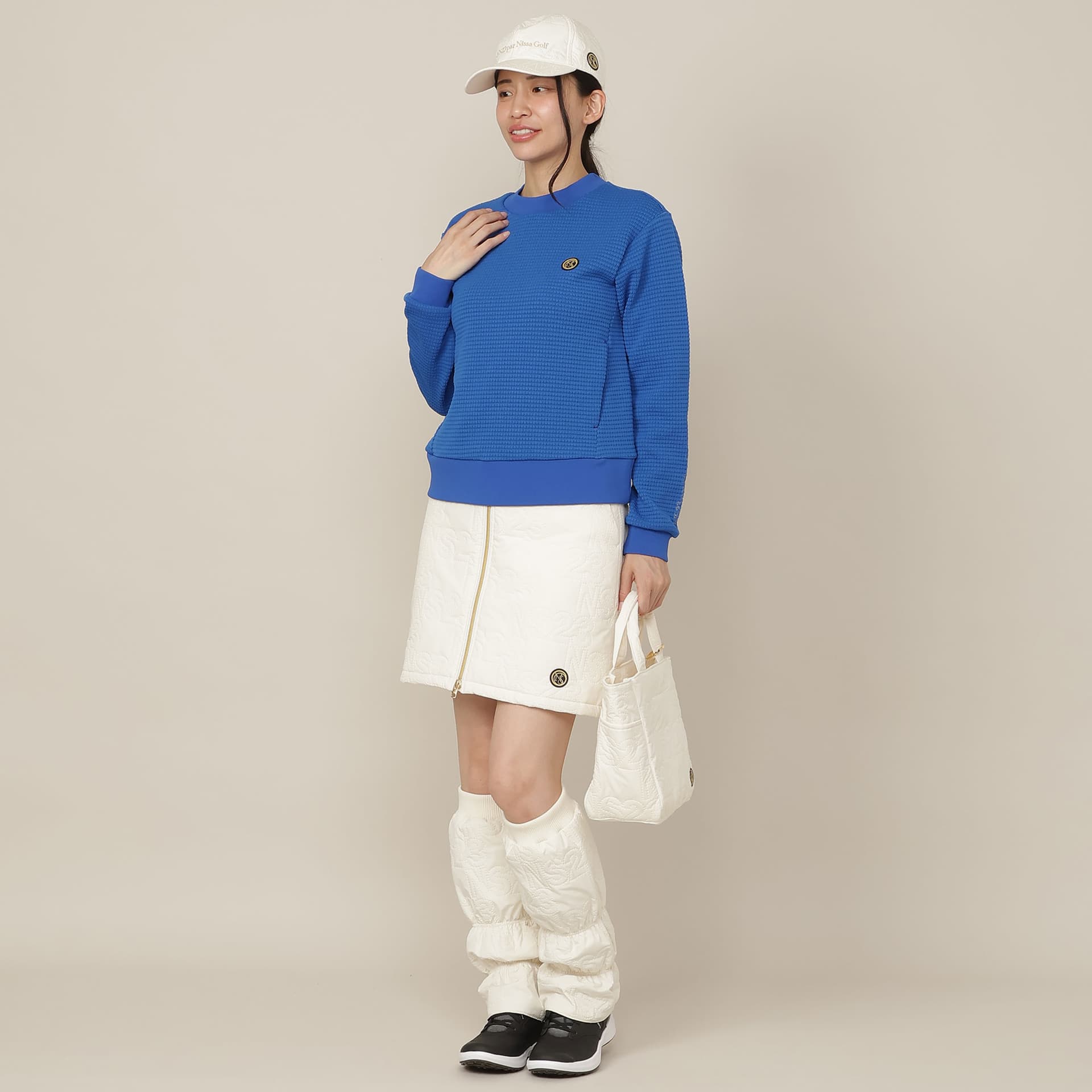 【Women's】ニット風Wフェイスプルオーバー