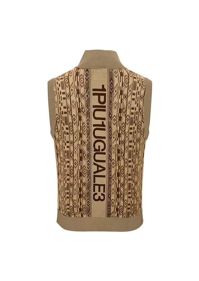 【Women's】Legend Coogi Zip-Up Knit Vest
