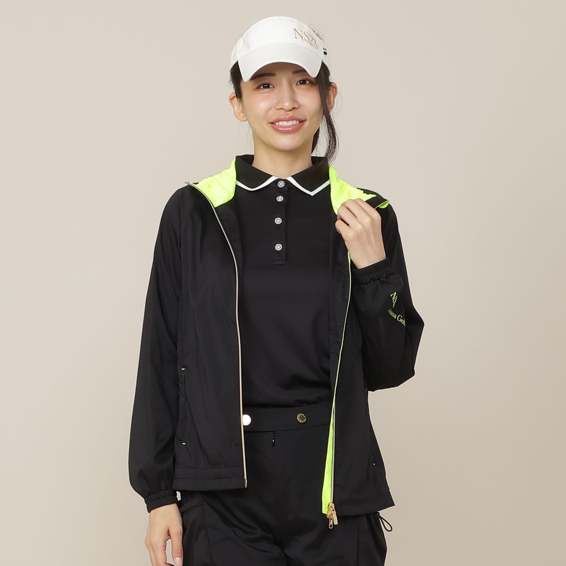 【Women's】【接触冷感/撥水性/セットアップ対応】軽量ストレッチブルゾン