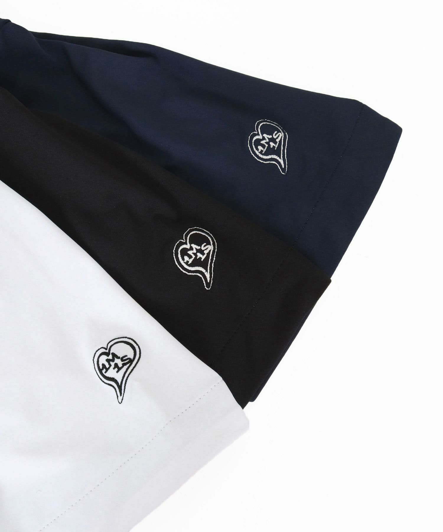 【Men's】ノーカラーポロシャツ