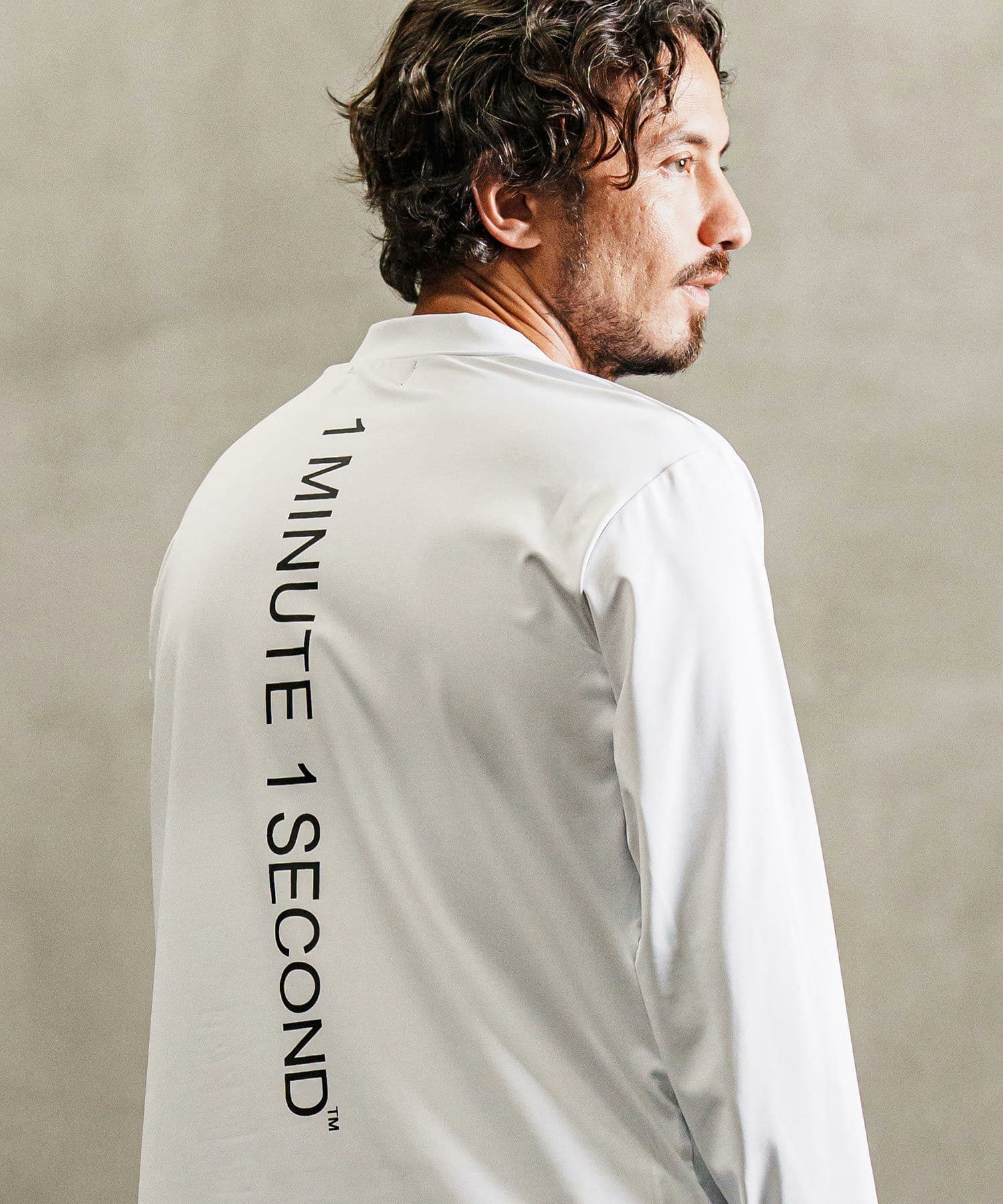 【Men's】長袖モックネックカットソー