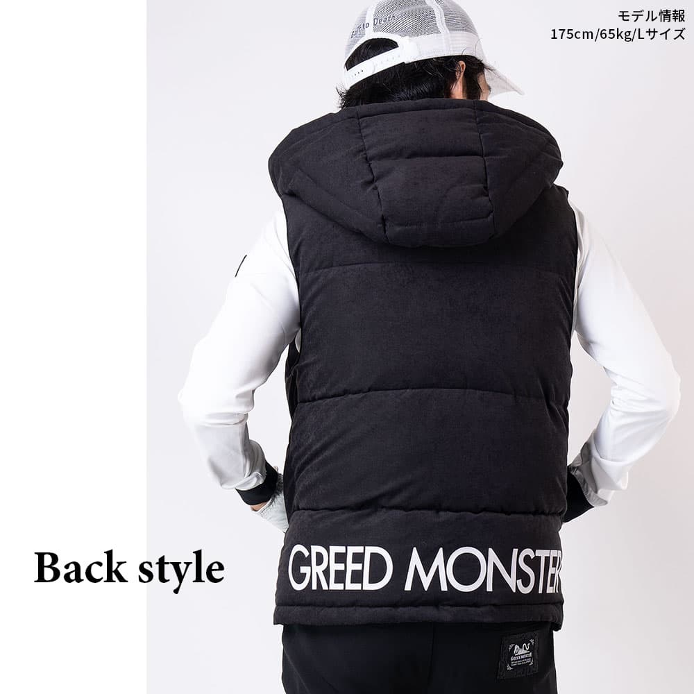 【Men's】ビッグファスナー中綿ベスト