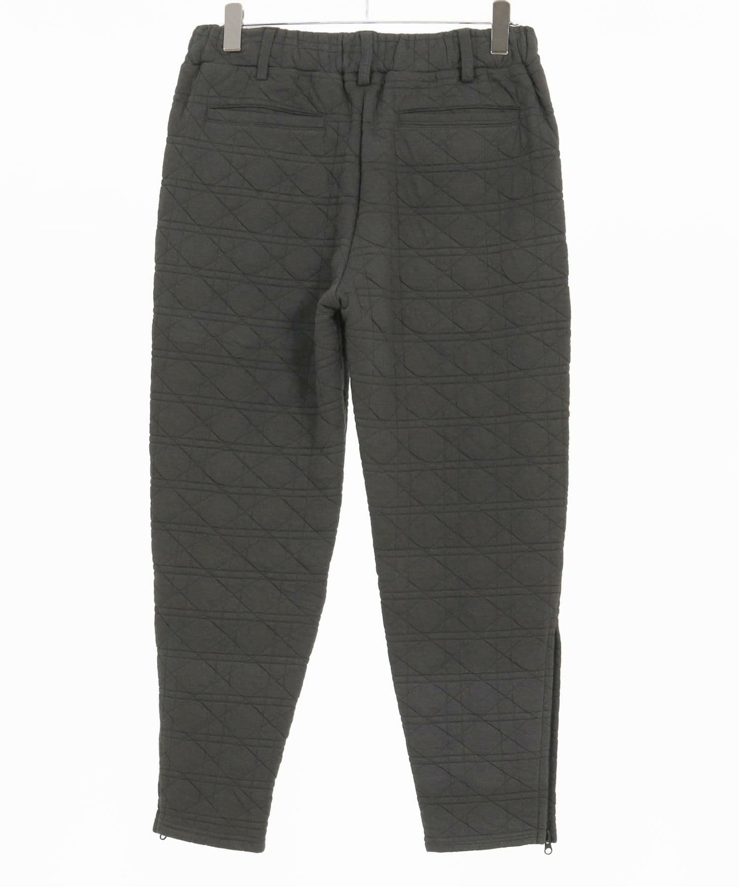 【Men's】キルティングサイドジップパンツ