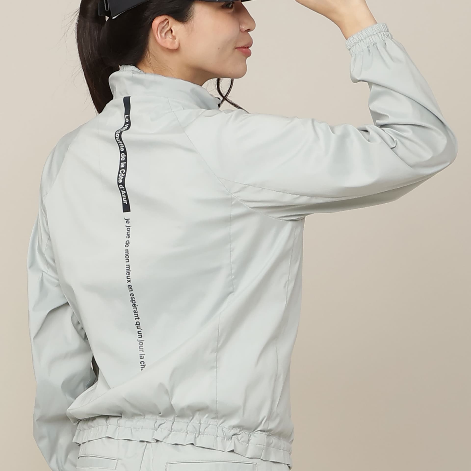 【Women's】【接触冷感/撥水性/セットアップ対応】軽量ストレッチブルゾン