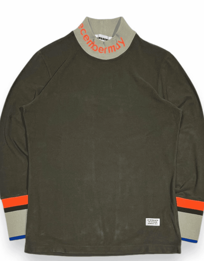 【Men's】長袖モックネック