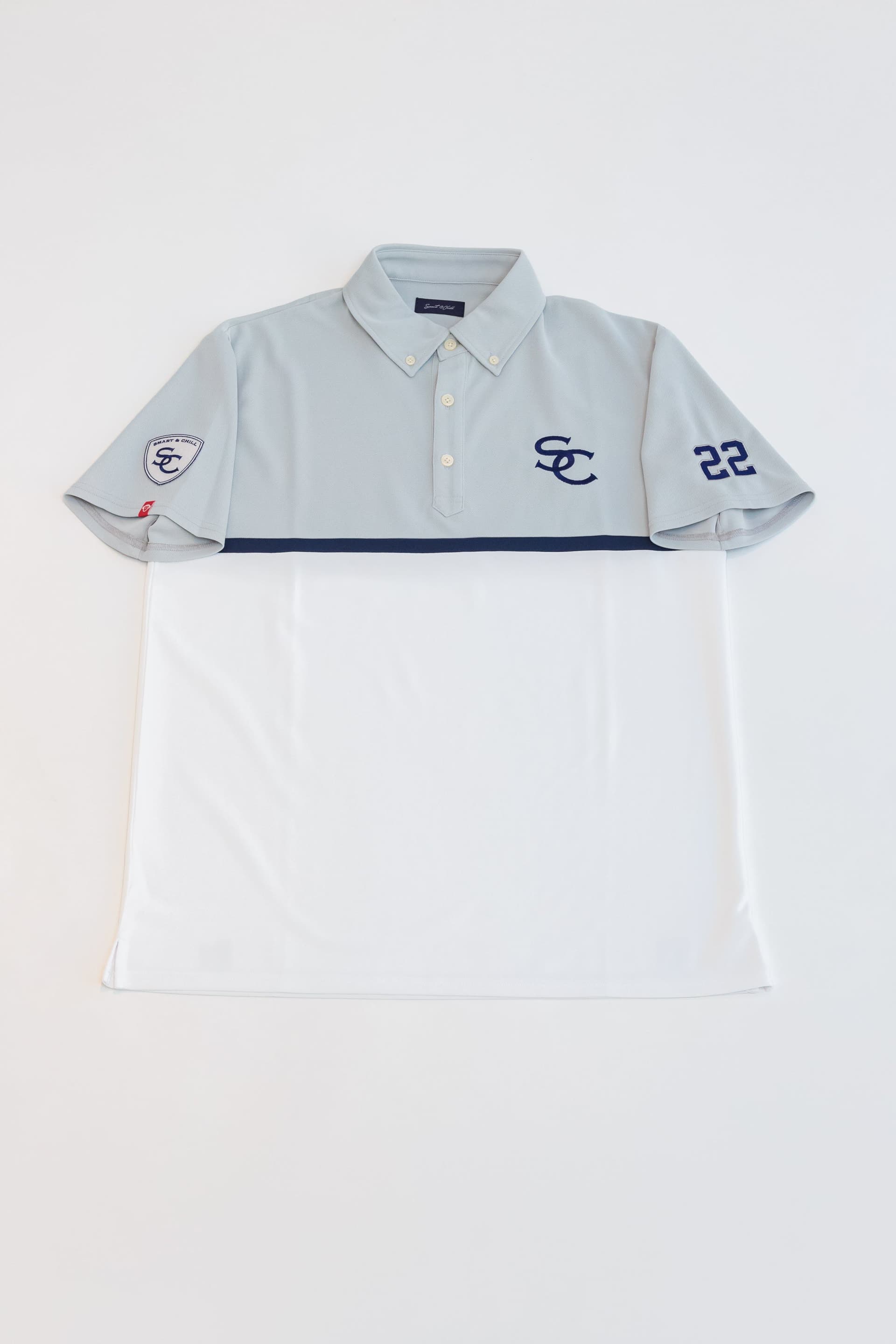 【Men's】ハニカム切替ポロ