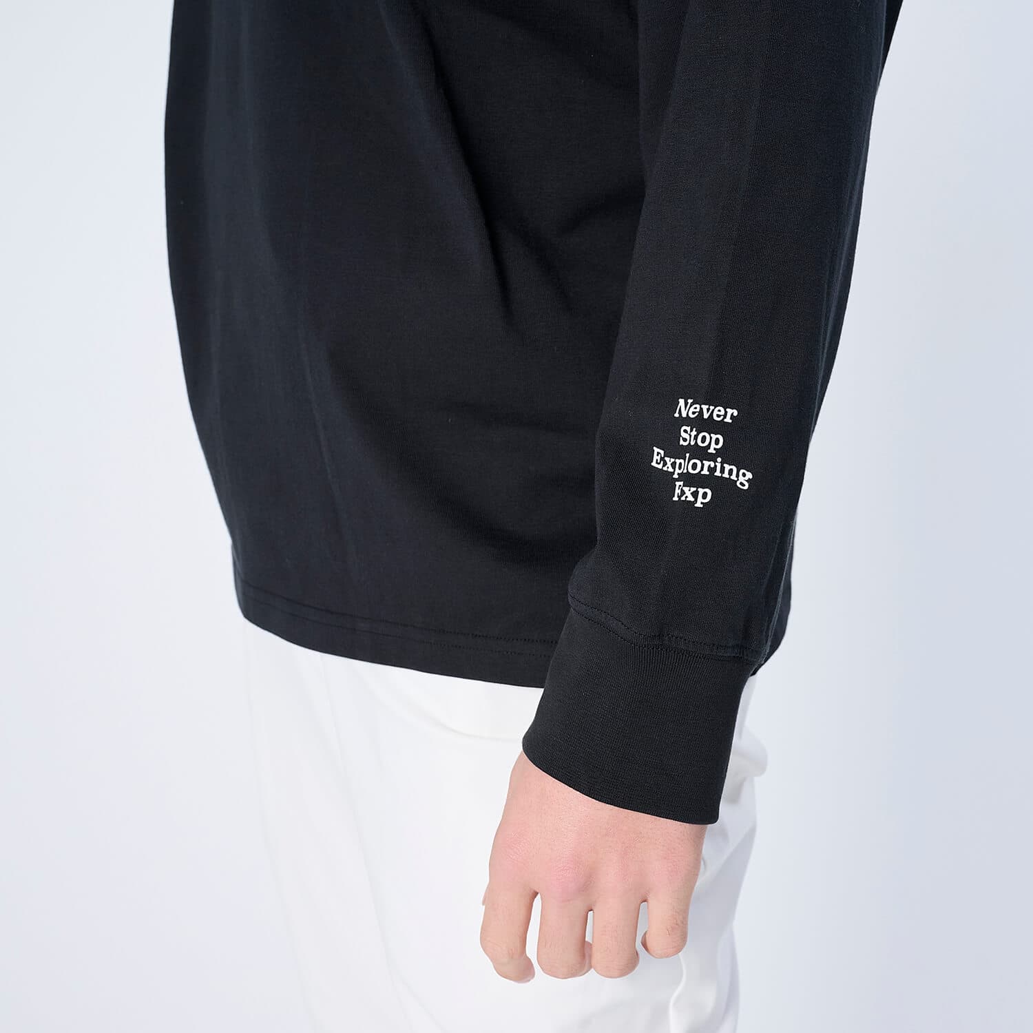 【Unisex】XSMLT-WV(Dry Silky Cotton®セミモックネック ロングスリーブTシャツ)