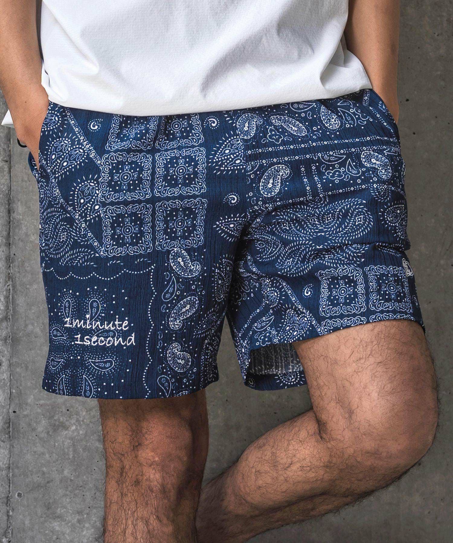 【Men's】バンダナ柄ショートパンツ