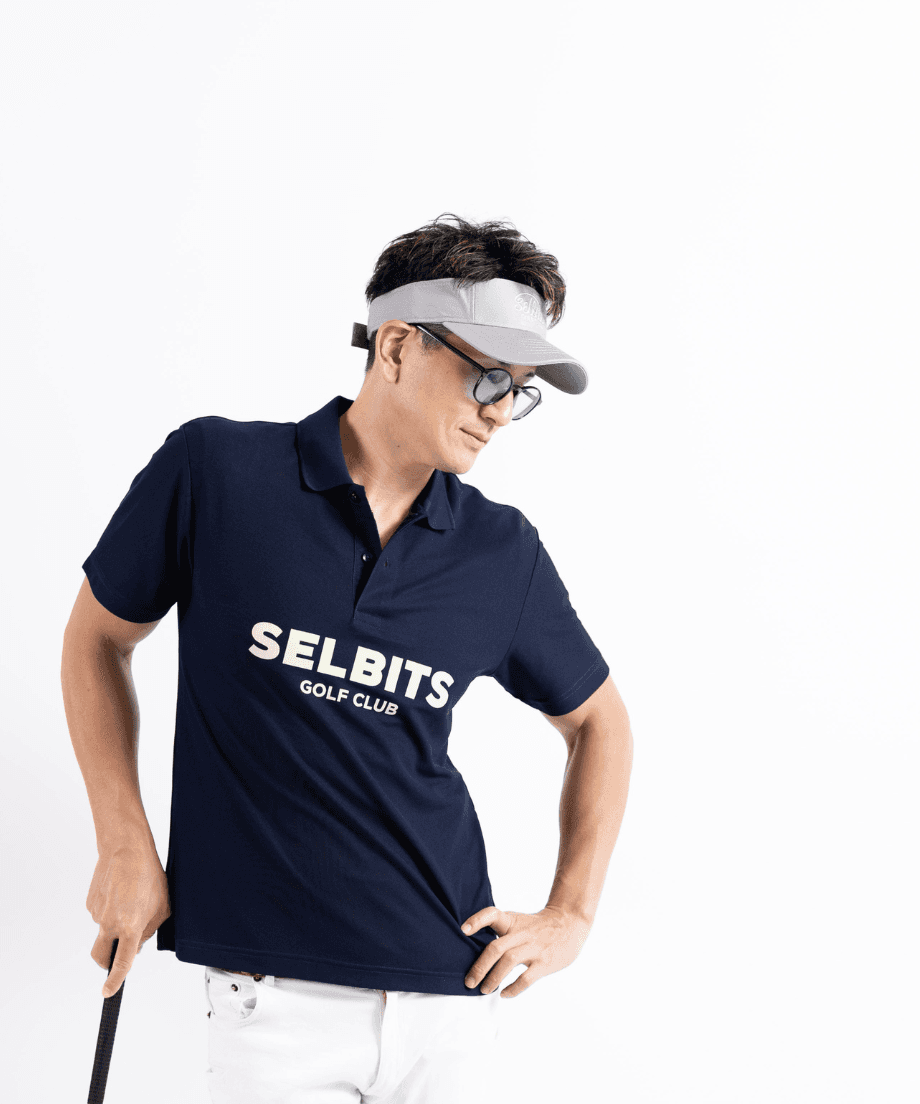 【Unisex】NO BUNKERS NO SPLASH Polo ”navy”