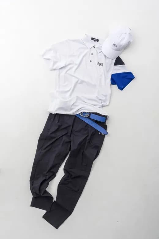【Men's】半袖 ショルダーカラーポロ