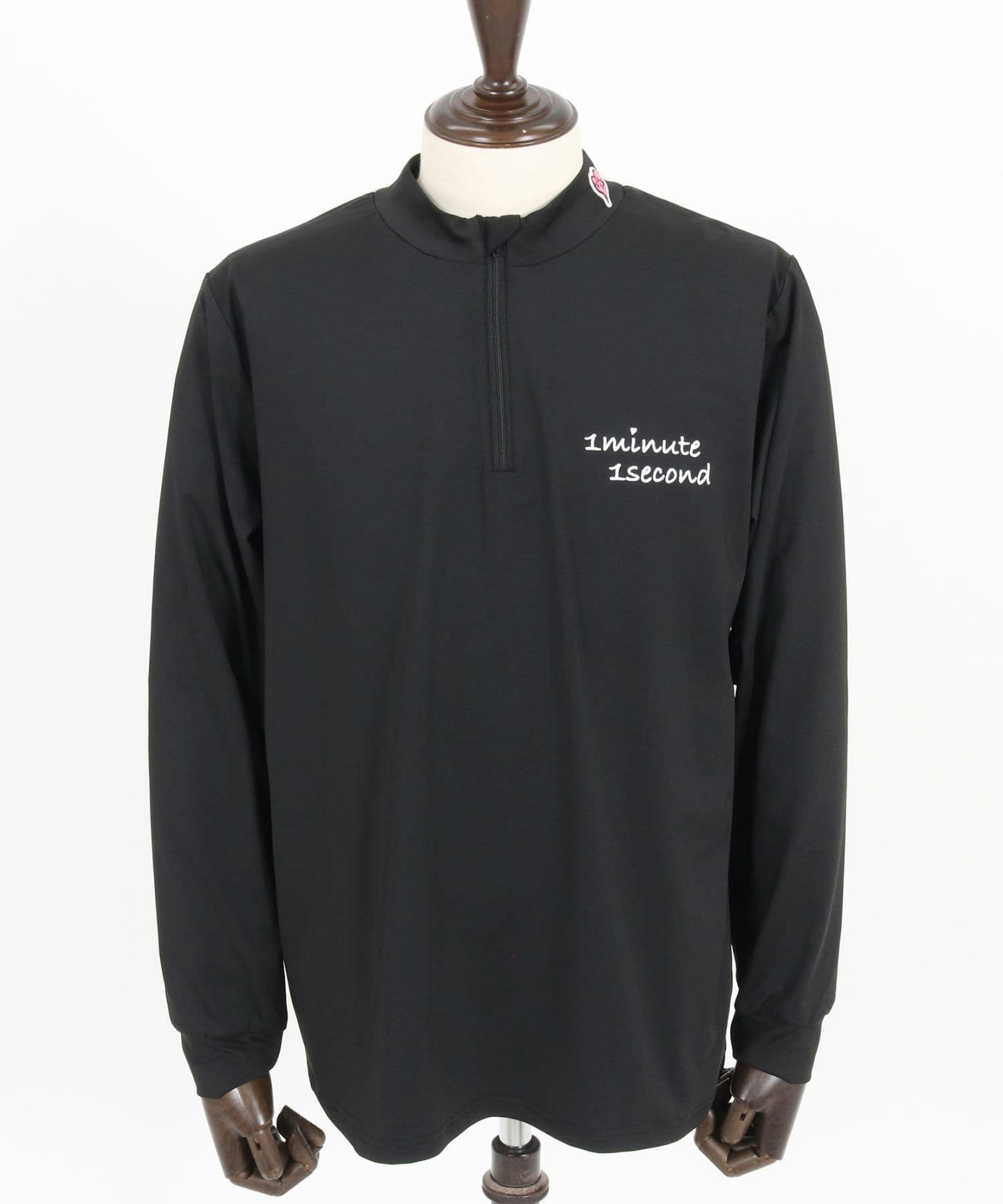 【Men's】ジップハイネックカットソー