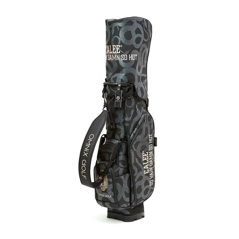 【Unisex】×OMNiX GOLF SNAKE PATTERN CADDIE BAG