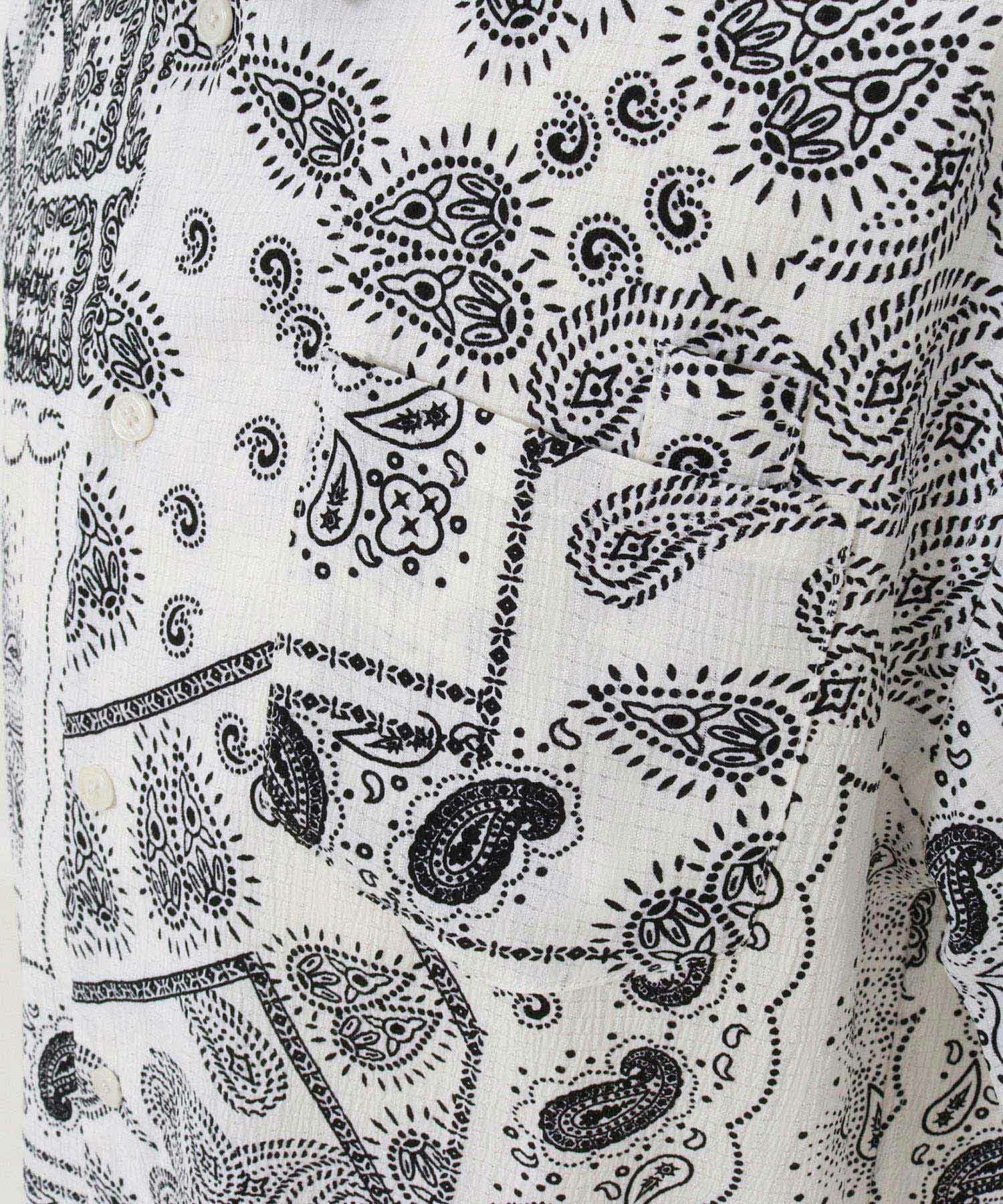 【Men's】バンダナ柄シャツ