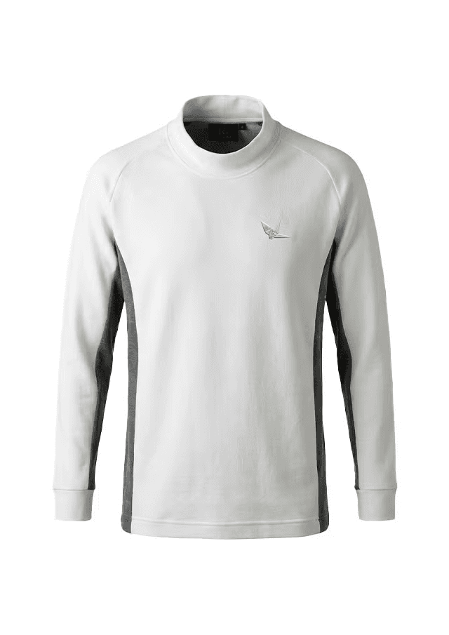 【Men's】Side Panel Mock NeckLong Sleeve