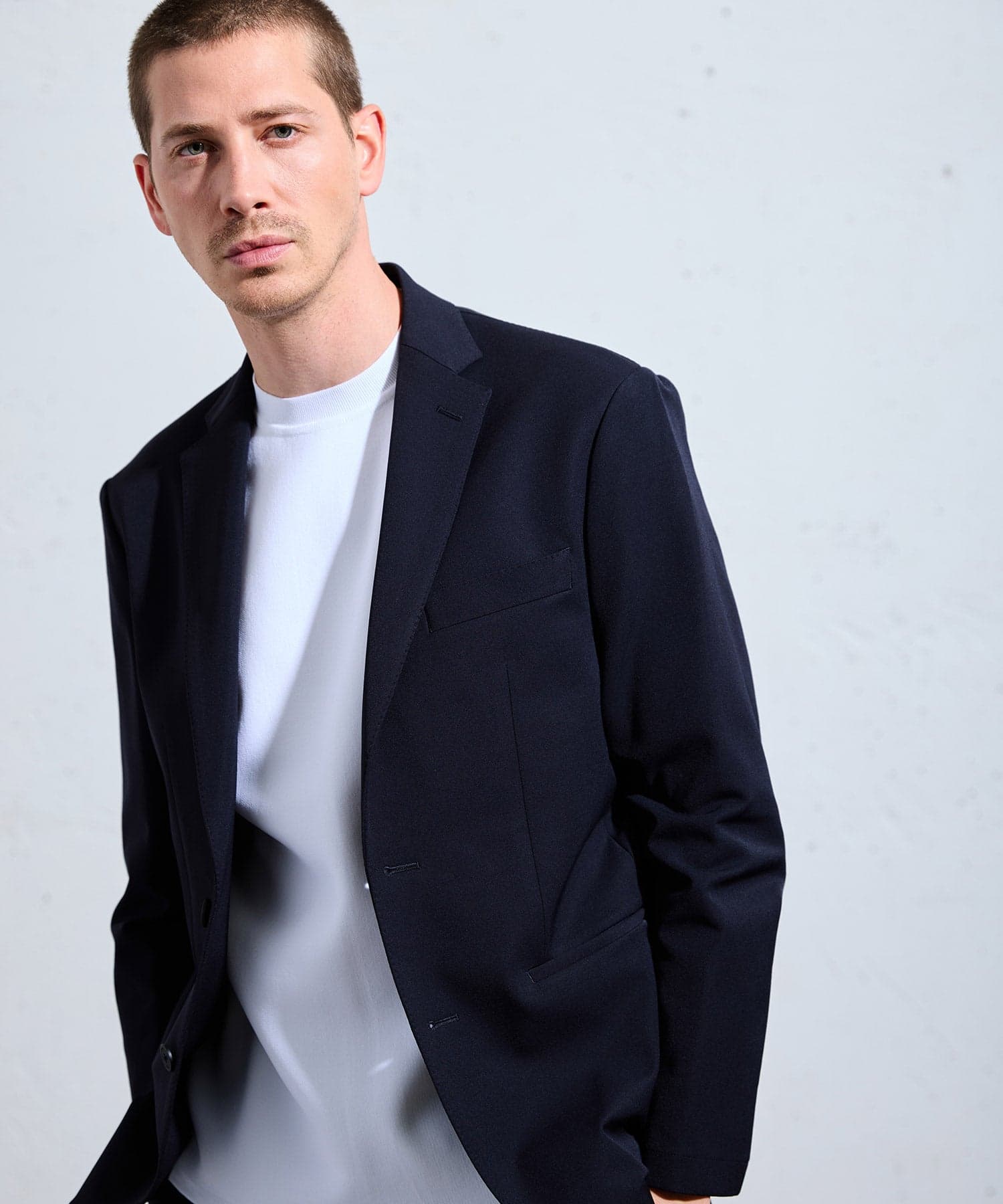 【Men's】テックニット ストレッチ ジャケット
