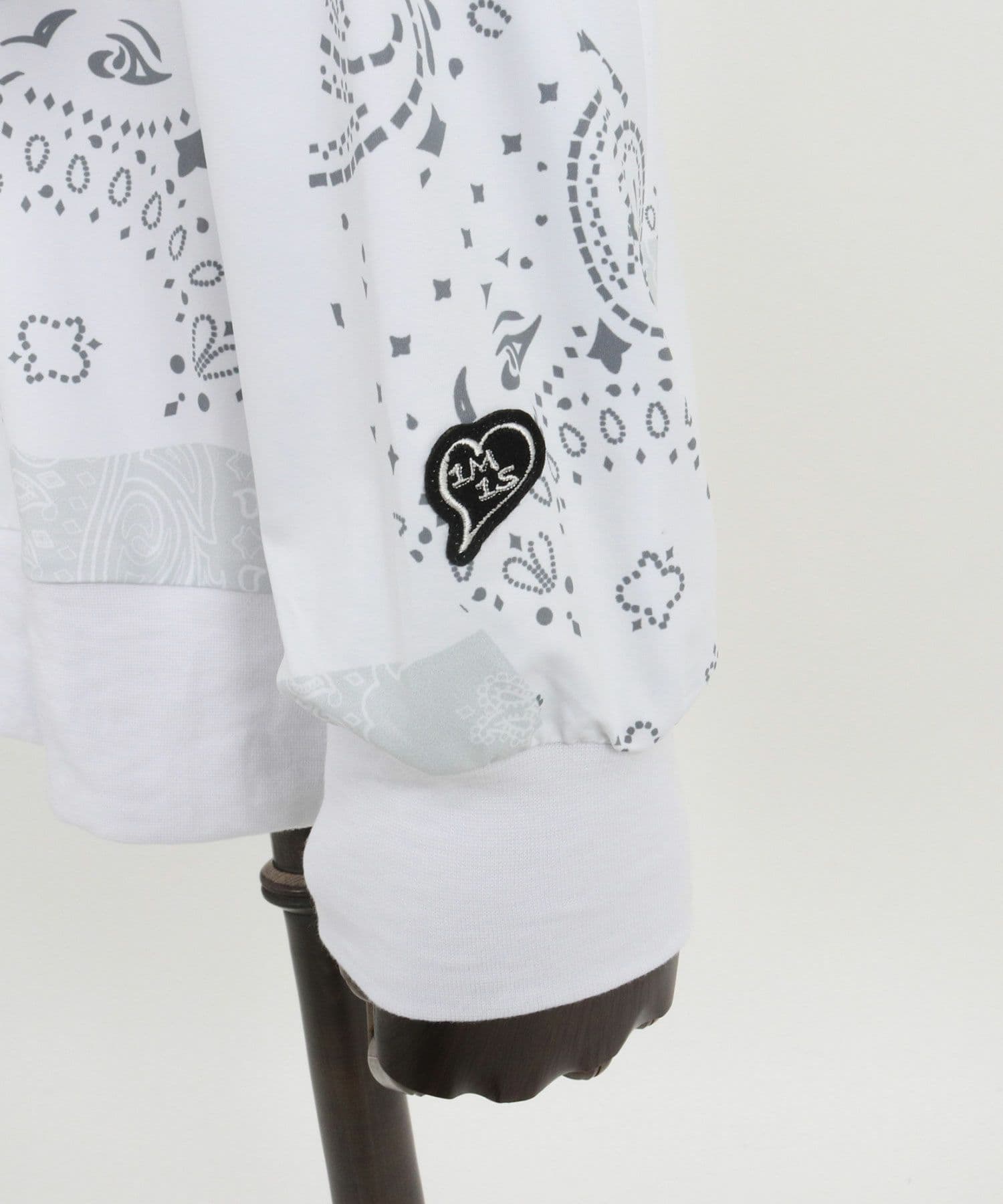 【Men's】カモフラージュペイズリー柄パーカー
