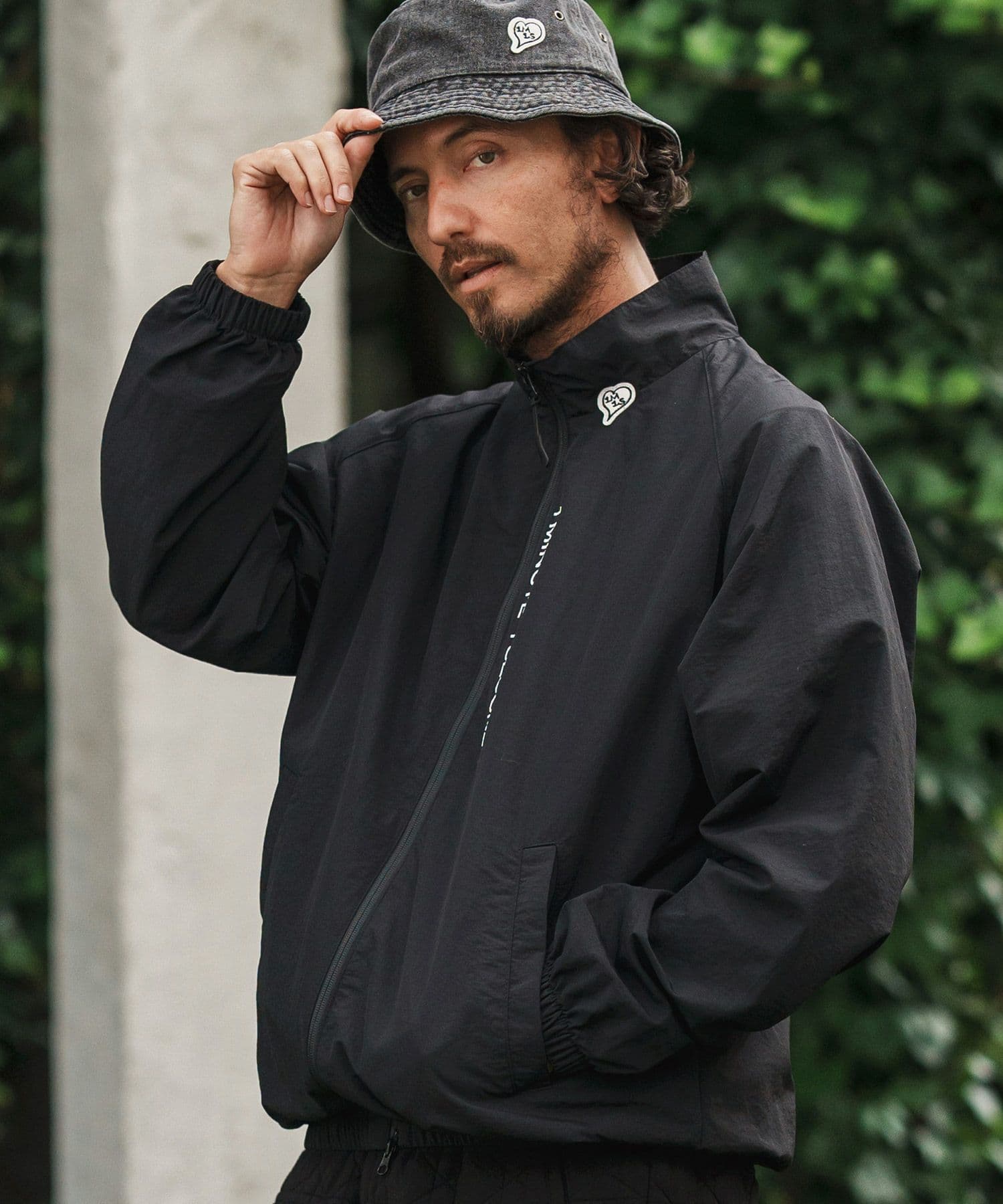 【Men's】ナイロンスタンドカラージャケット