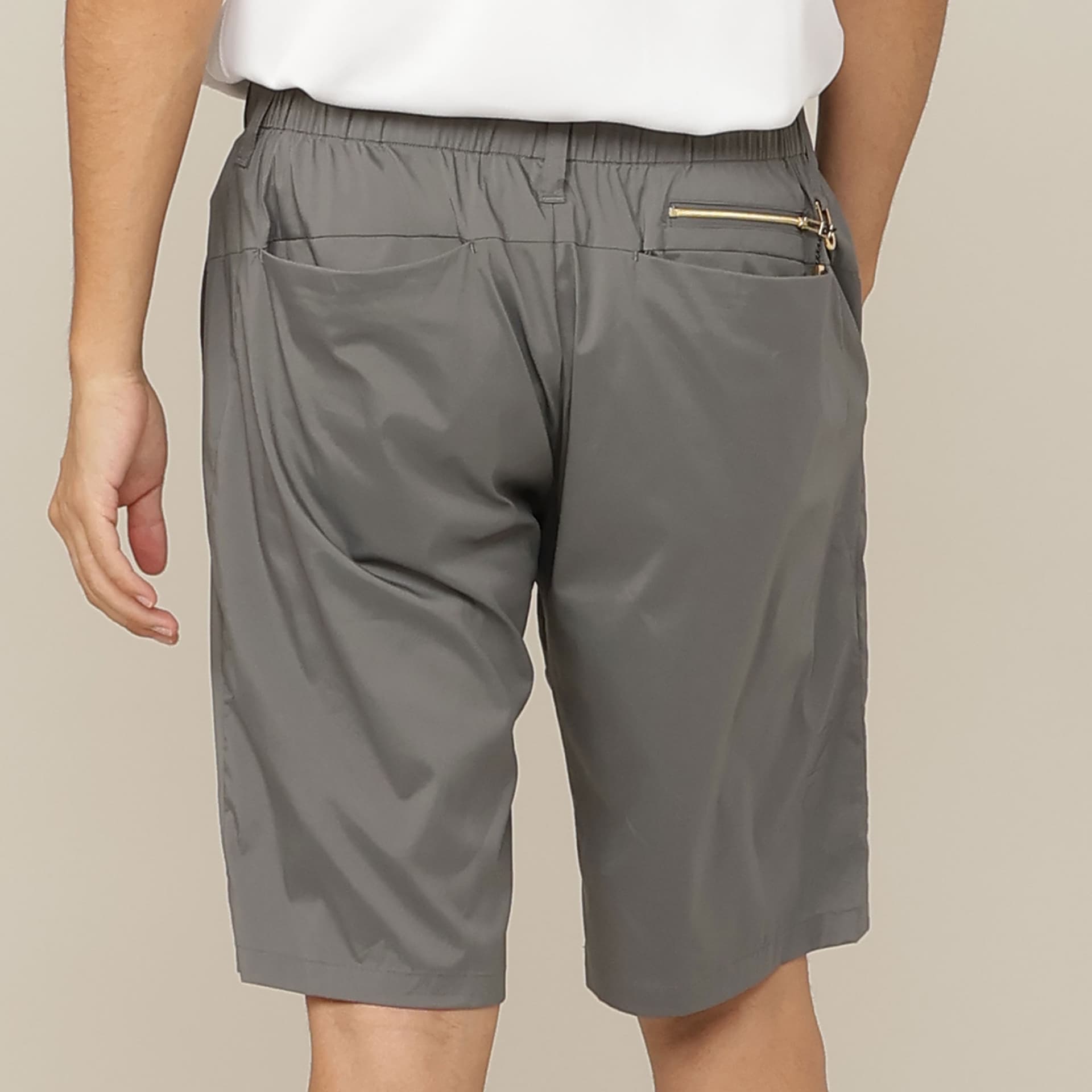 【Men's】【セットアップ対応】軽量ストレッチハーフパンツ