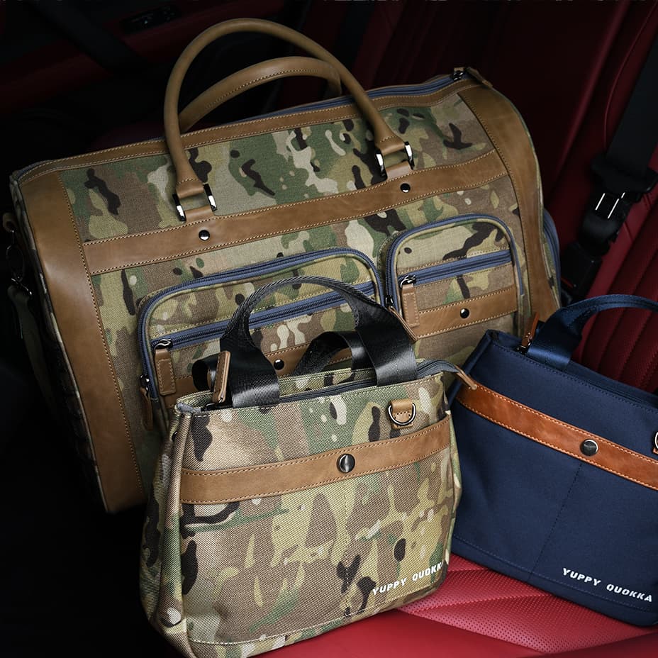 【Item's】ボストンバッグ-NYLON BOSTON BAG