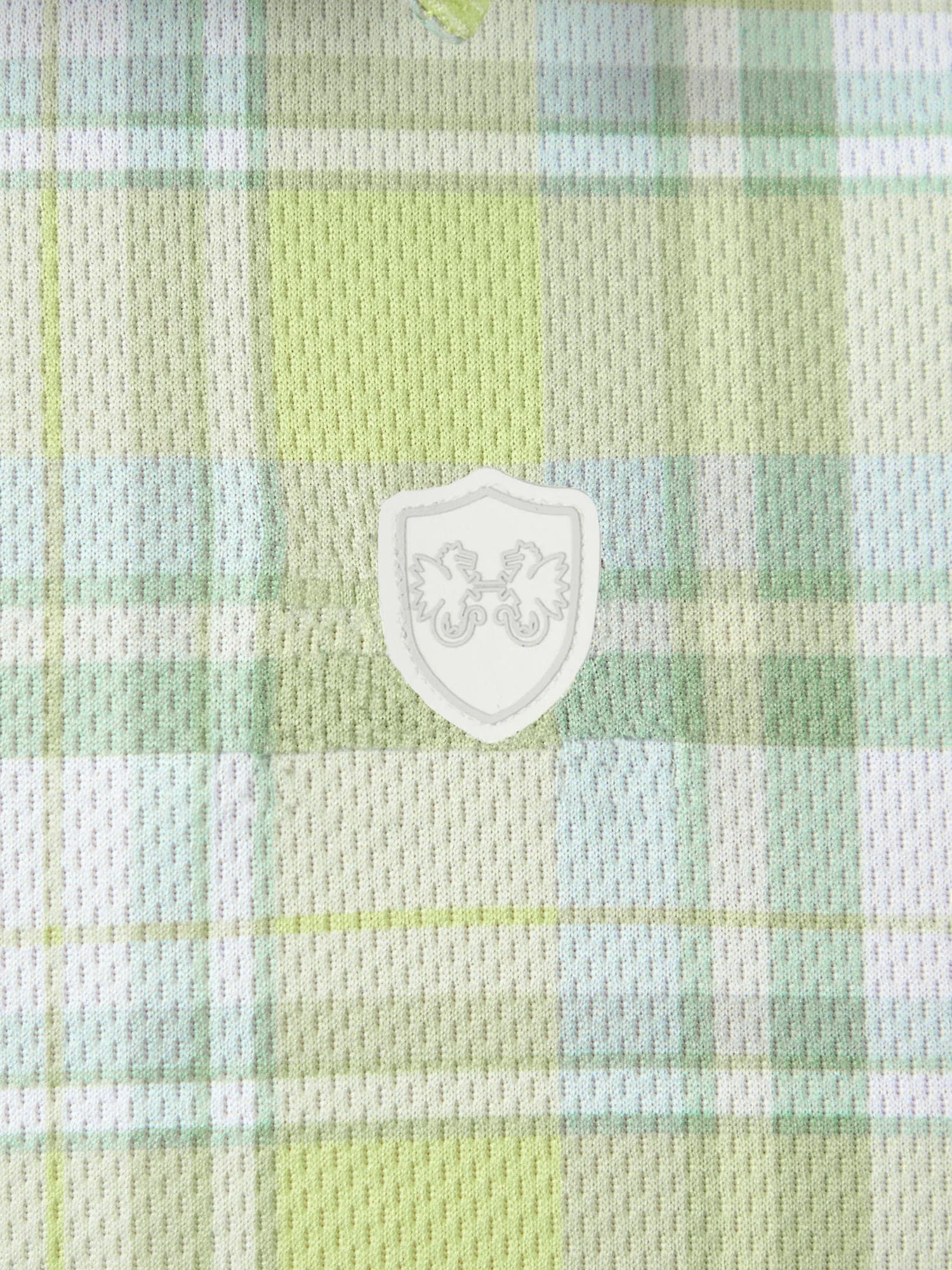 【Men's】チェックプリントポロ
