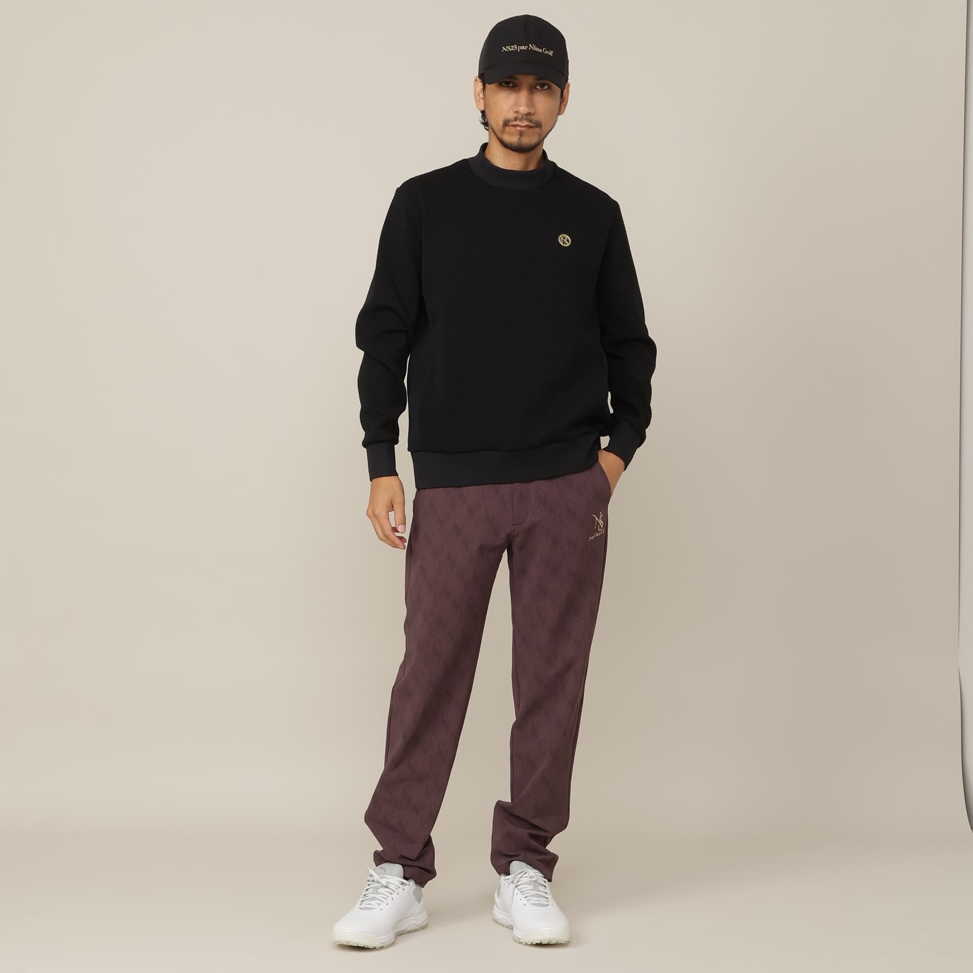 【Men's】ニット風Wフェイスプルオーバー