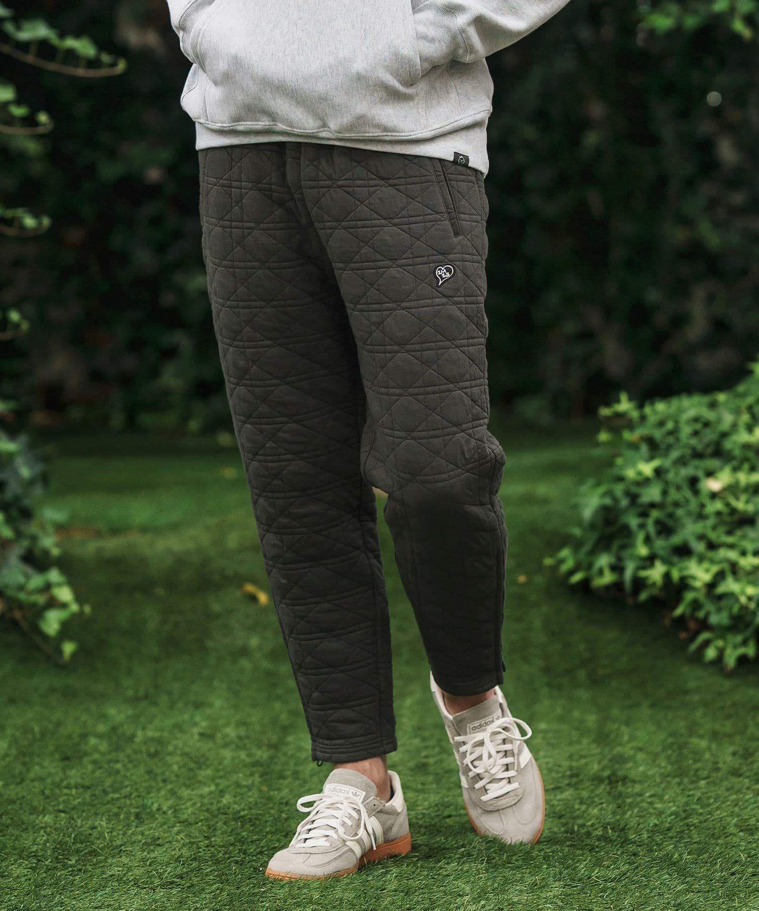 【Men's】キルティングサイドジップパンツ