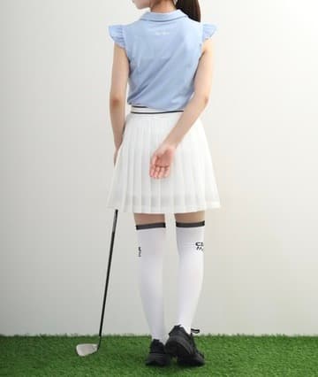 【Women's】Sheer Skipper Blouse Polo