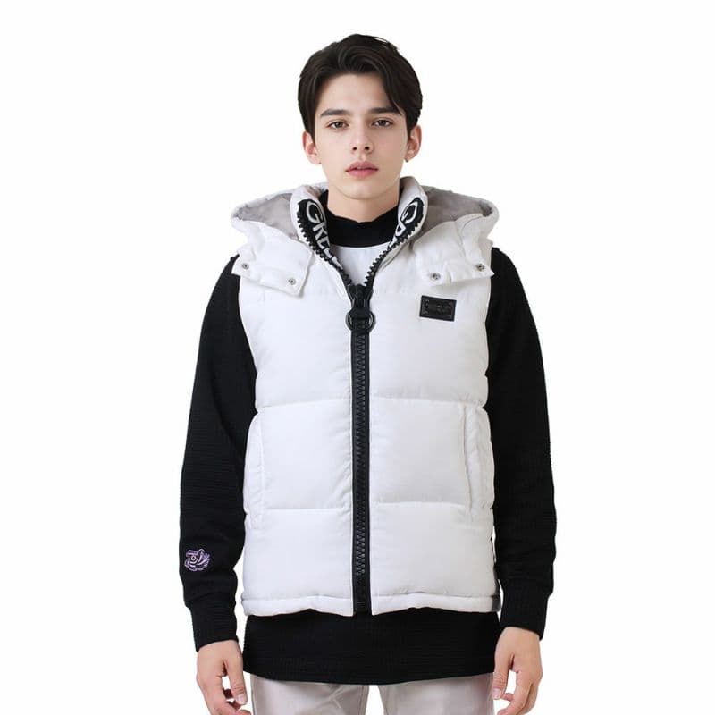 【Men's】ビッグファスナー中綿ベスト
