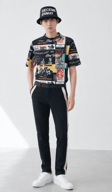 【Men's】バイカラーパンツ