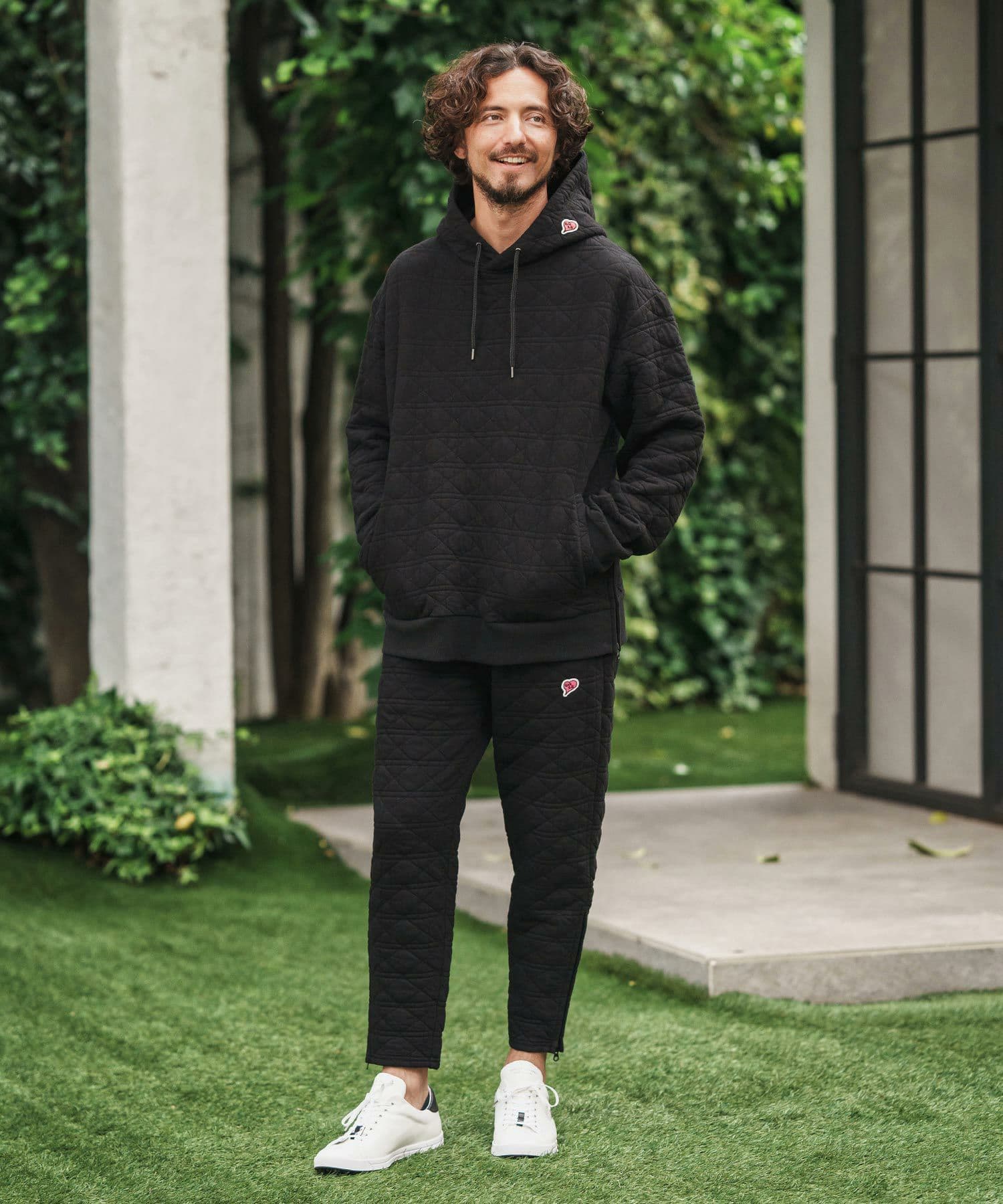 【Men's】キルティングサイドジップパンツ