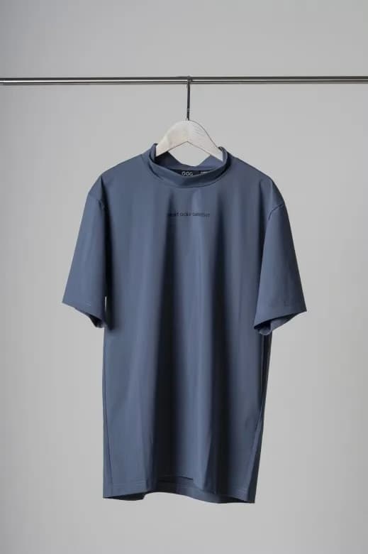 【Unisex】半袖 モックネック
