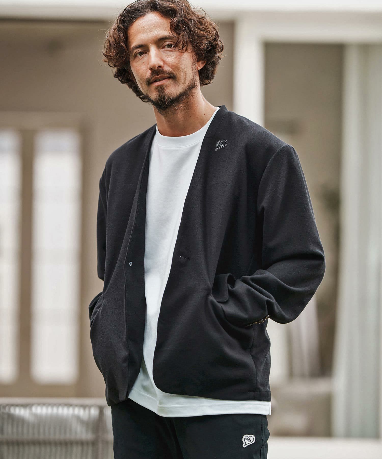 【Men's】ノーカラージャケット