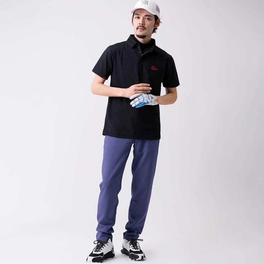 【Men's】バッグボディパネルプリント ポロ