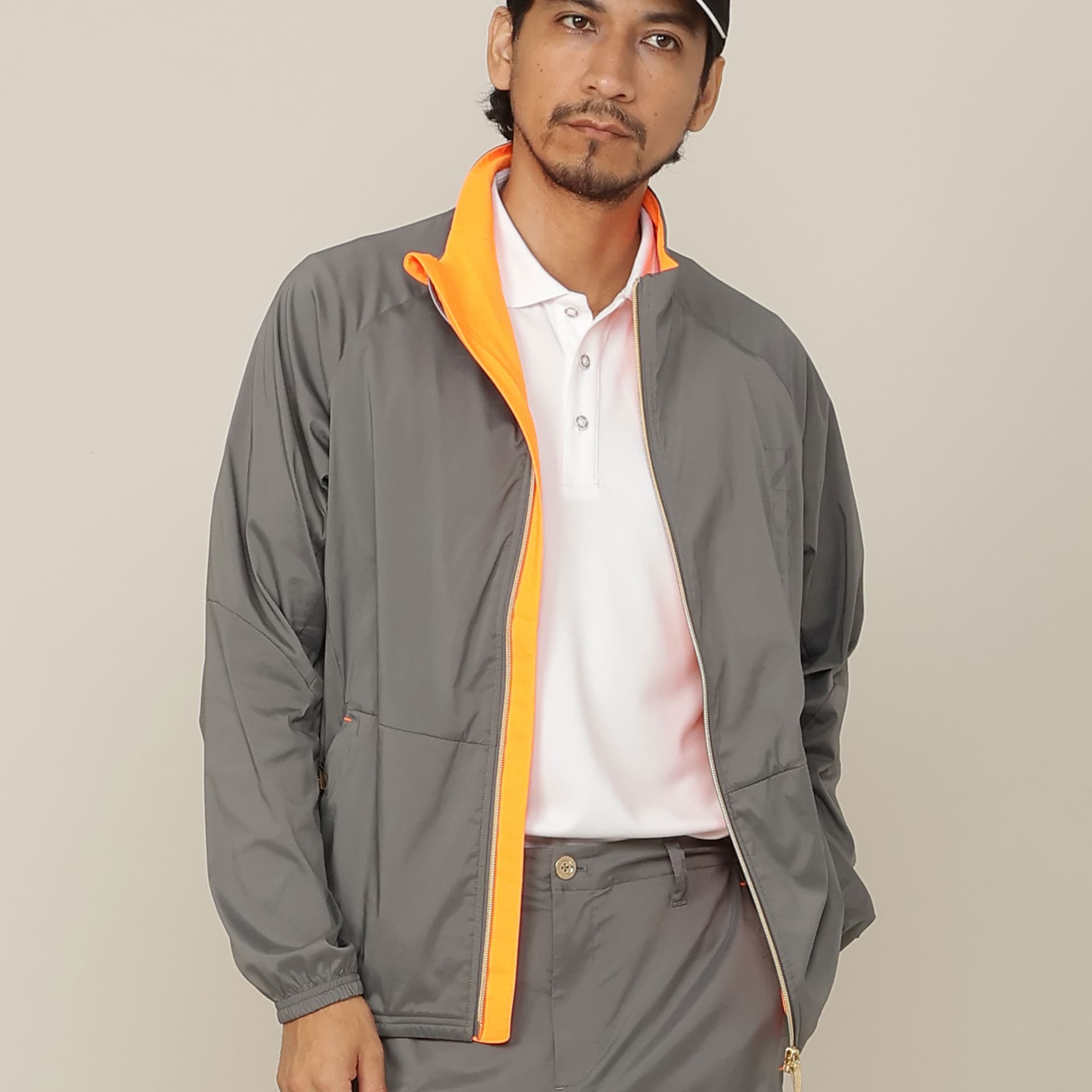 【Men's】【セットアップ対応】軽量ストレッチブルゾン