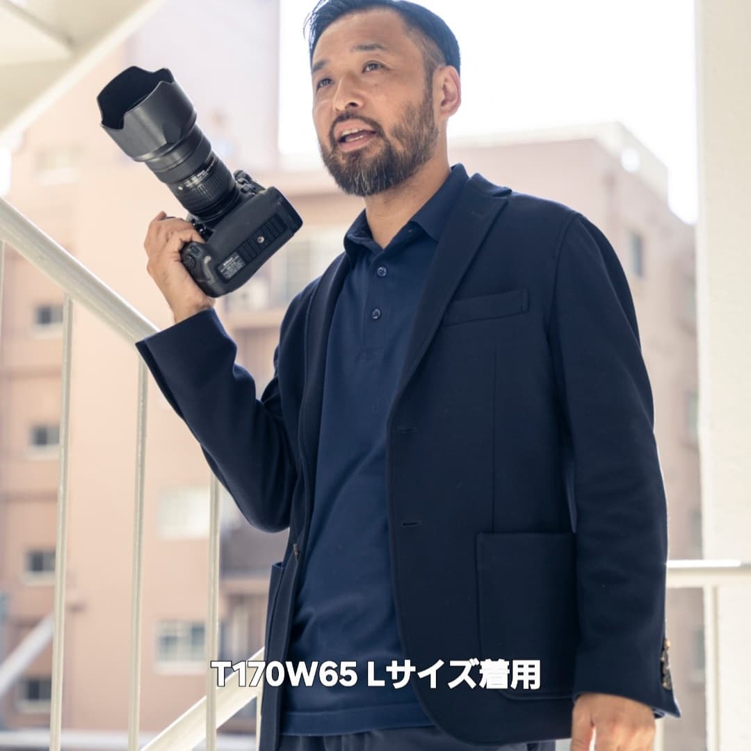 【Men's】ポロミラノリブ半袖