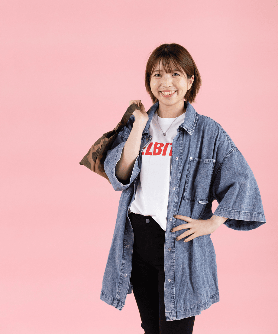 【Unisex】SELBITS LOGO TEE white×logo red